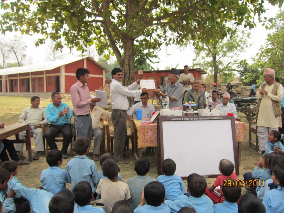 A Penny For Nepal community distribution